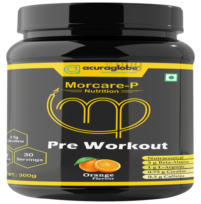 Acuraglobe Morcare-P Pre Workout Powder Orange