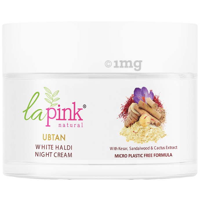 La Pink Ubtan White Haldi Night  Cream