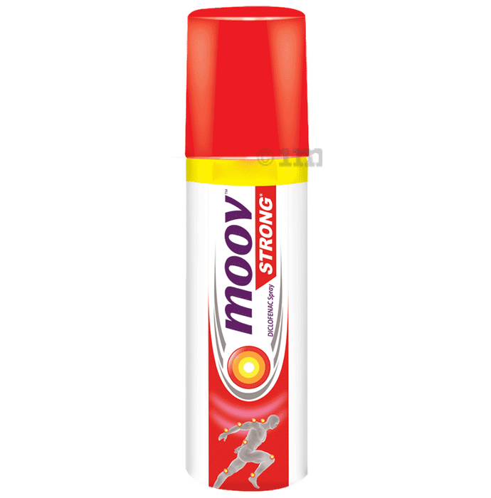 Moov Strong Diclofenac Spray Red