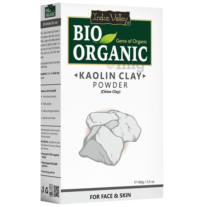 Indus Valley Bio Organic Kaolin Clay Powder