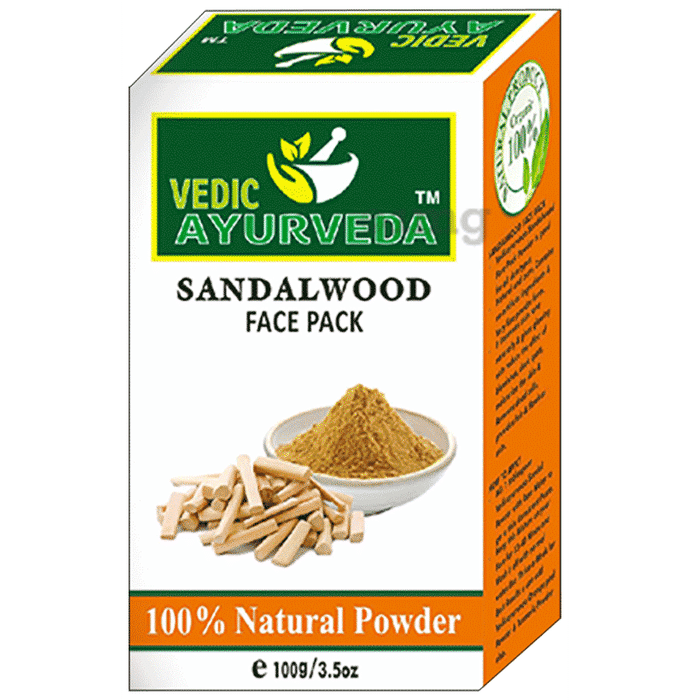 Vedic Ayurveda Sandalwood Face Pack Powder