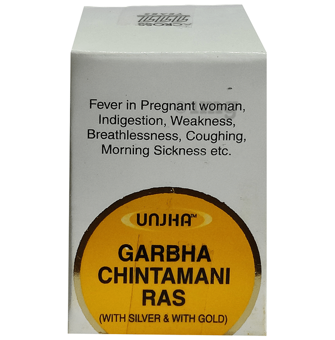 Unjha Garbha Chintamani Ras Tablet (with Silver and with Gold) Tablet