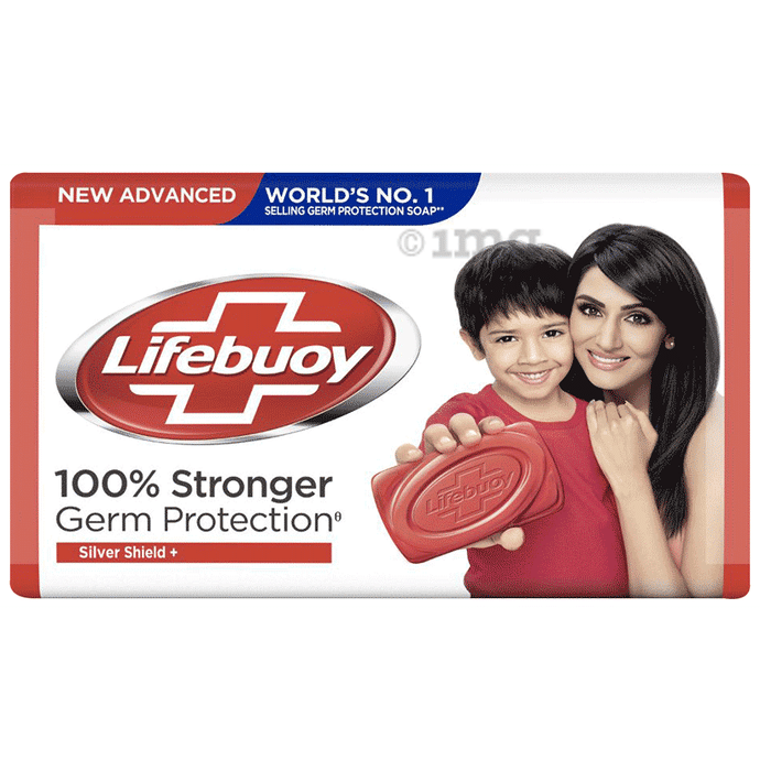 Lifebuoy 100% Stronger Germ Protection Silver Shield + Soap