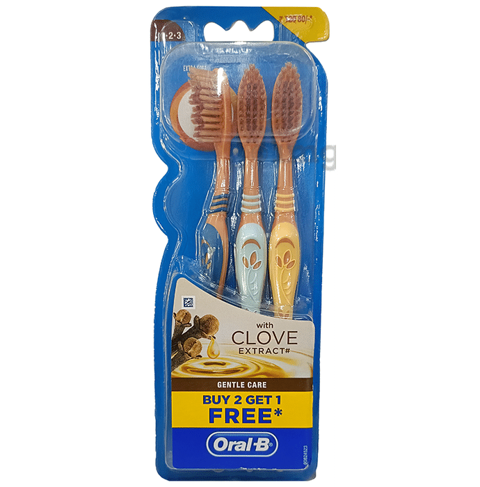 Oral-B Gentle Care with Clove Extract Toothbrush Buy 2 Get 1 Free