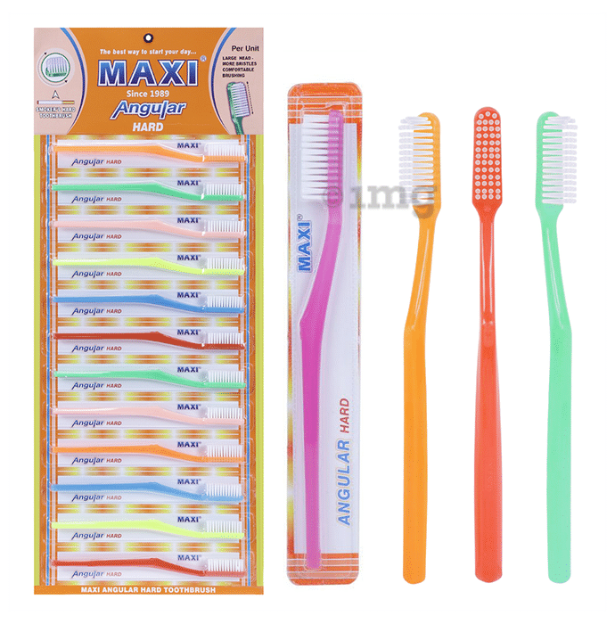 Maxi Angular Hard Toothbrush