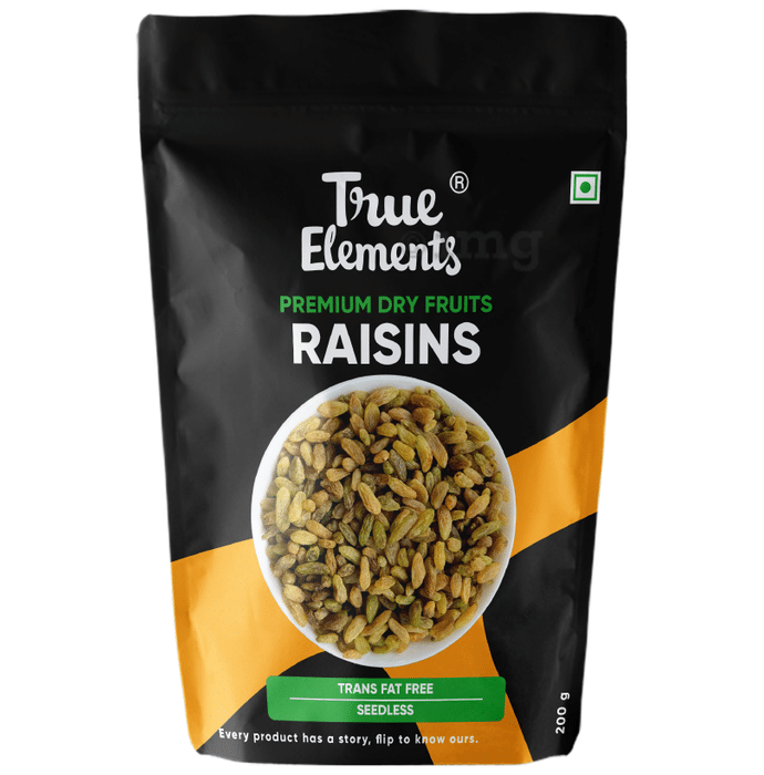 True Elements Raisins  for Vegan/Plant Based Diet