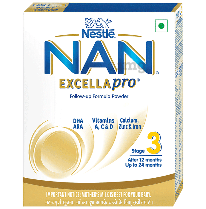 Nestle Nan Excellapro 3 Follow-Up Formula | Powder for Older Infants (After 12 Months)
