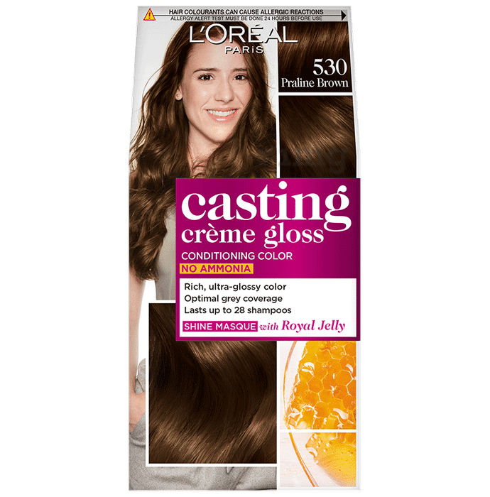 Loreal Paris Casting Creme Gloss Conditioning Color Praline Brown