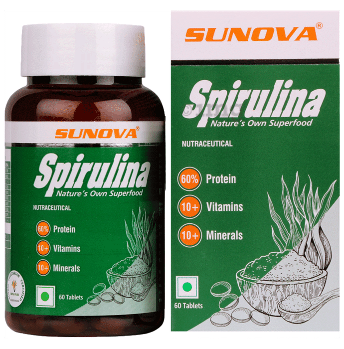 Sunova Organic Spirulina Tablet