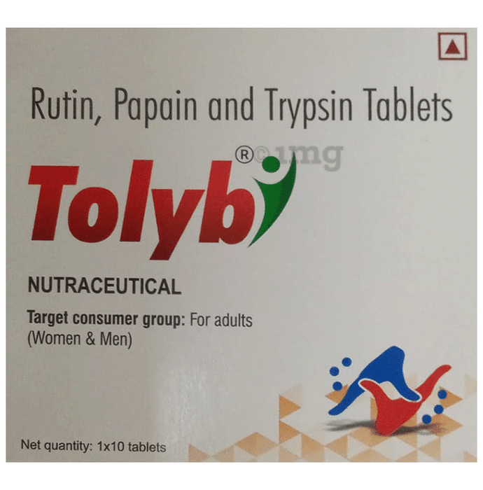 Tolyb Tablet with Rutin, Papain & Trypsin
