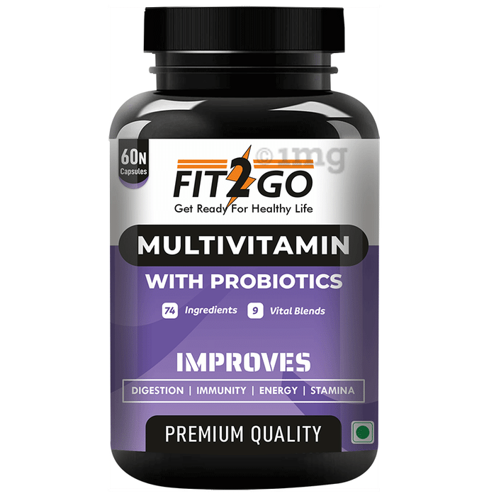 Fit 2 Go Multivitamin with Probiotics Capsule