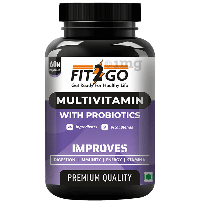 Fit 2 Go Multivitamin with Probiotics Capsule