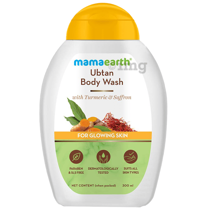 Mamaearth Ubtan Body Wash | Paraben & SLS-Free | For All Skin Types