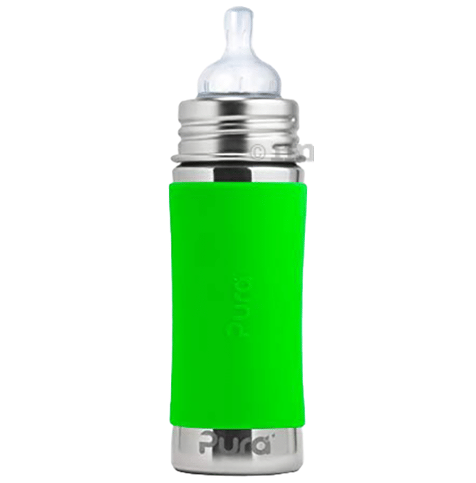 Pura Kiki Stainless Steel Infant Bottle with Sleeve