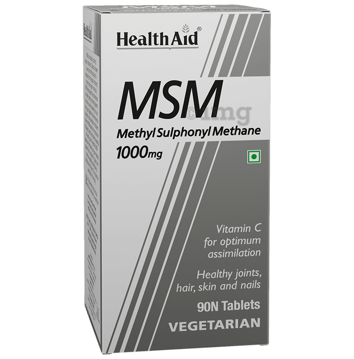HealthAid MSM 1000 mg Vegetarian Tablet