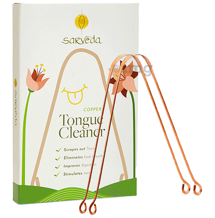Sarveda  Copper Tongue Cleaner Ring Type