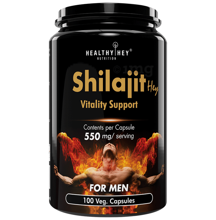 HealthyHey Shilajit Hey Veg Capsule