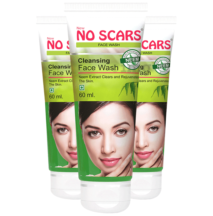 NO Scars Cleansing Face Wash with Eminence of Neem Extract
