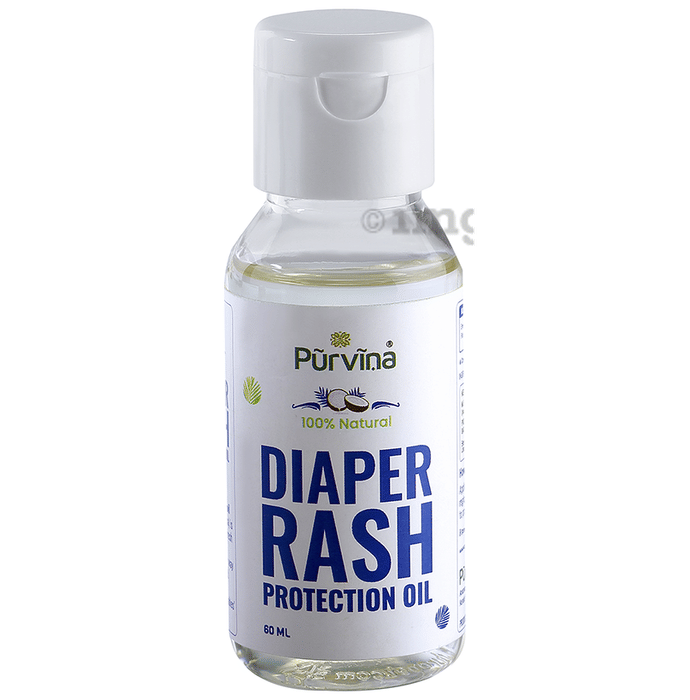 Purvina 100 Natural Diaper Rash Protection Oil Buy bottle of 60.0 ml