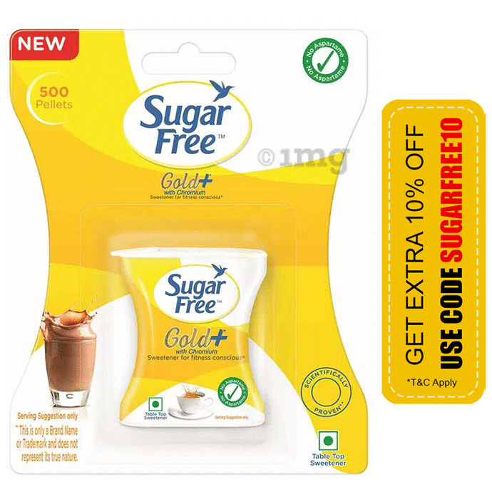 Sugar Free Gold Plus Low Calorie Aspartame Sweetener