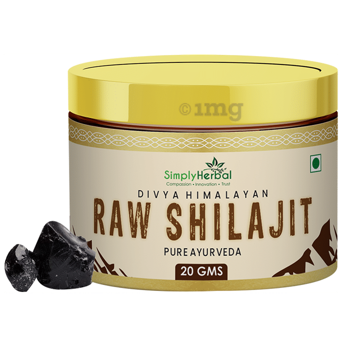 Simply Herbal Divya Shilajit Raw Shilajit Resin