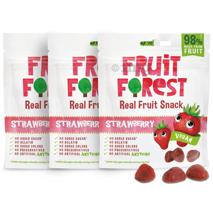 Fruit Forest Real Fruit Snack (30gm Each) Strawberry