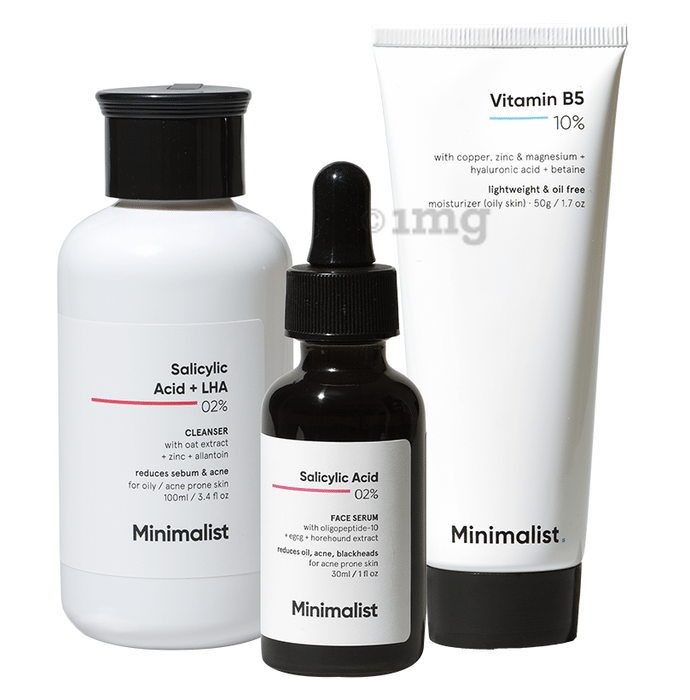 Minimalist Anti-Acne Skincare Kit | Reduces Acne, Oil & Blackheads