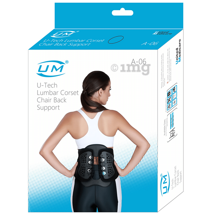 United Medicare U- Tech Lumbar Corset Chair Back Support XXL