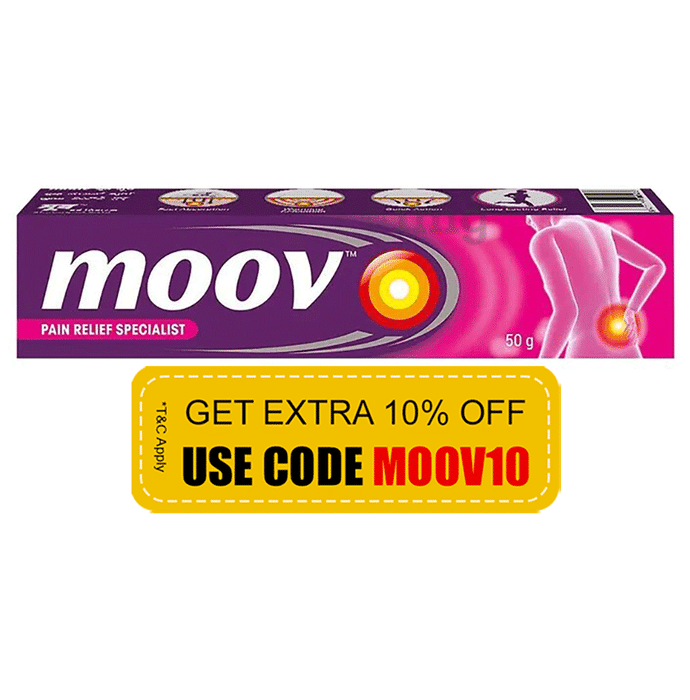 Moov Pain Relief Ointment for Back Pain, Joint Pain, Knee Pain, Muscle Pain