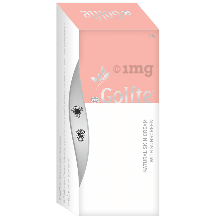 Golite Natural Skin Cream with Sunscreen | Phthalate & Paraben-Free