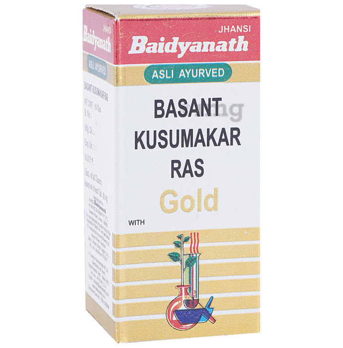 Baidyanath Jhansi Basant Kusumakar Ras With Gold Tablet Buy Bottle Of 500 Tablets At Best 