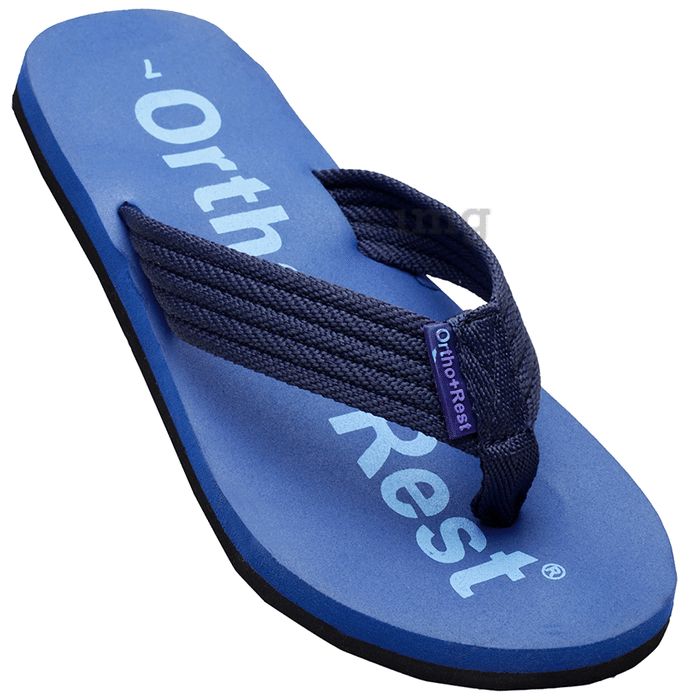 Ortho + Rest Extra Soft Men Slipper Orthopedic For Home Daily Use Slippers Black 11