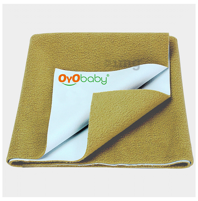 Oyo Baby Bed Protector Dry Sheet Single Bed Gold