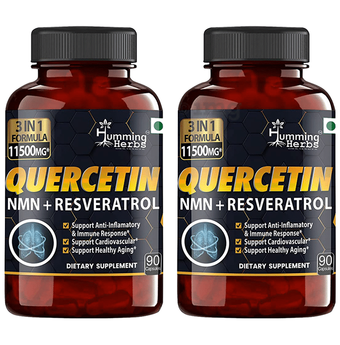 Humming Herbs Quercetin Nmn + Resveratrol  Capsule (90 Each)