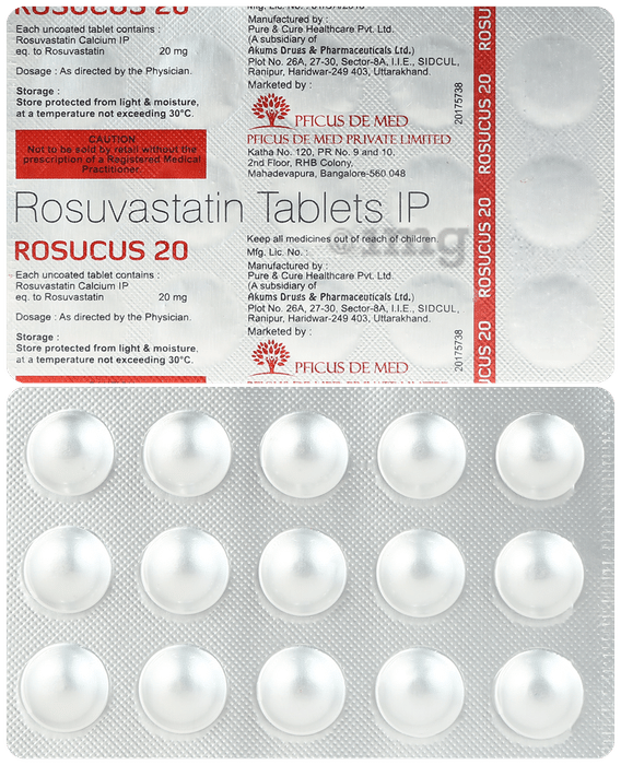 Rosucus 20mg Tablet