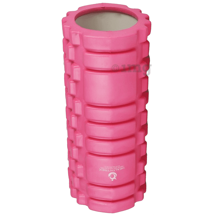 Healthtrek Yoga Foam Roller for Trigger Points (33 CM) Pink