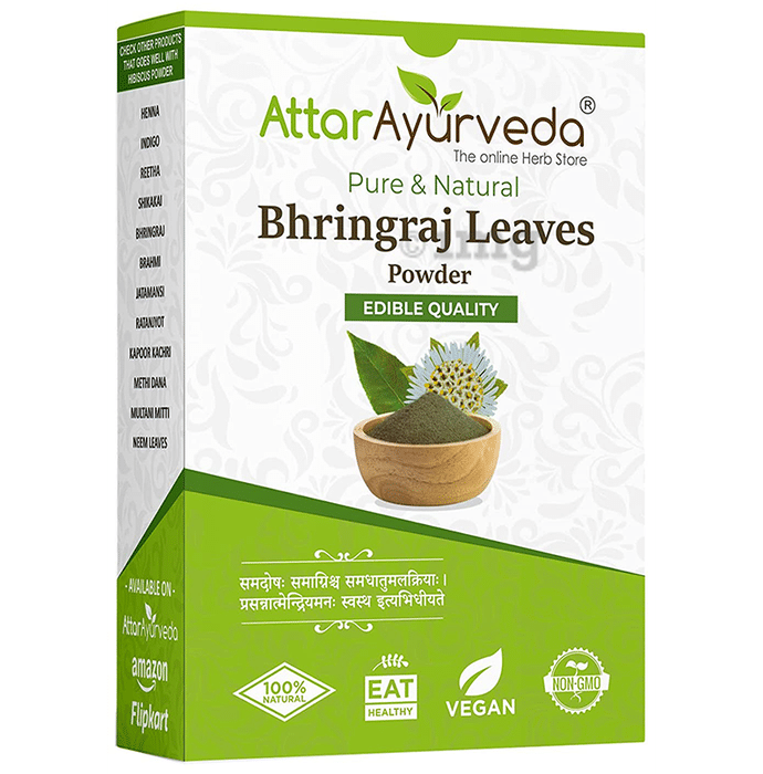 Attar Ayurveda Pure and Natural Bhringraj Leave Powder