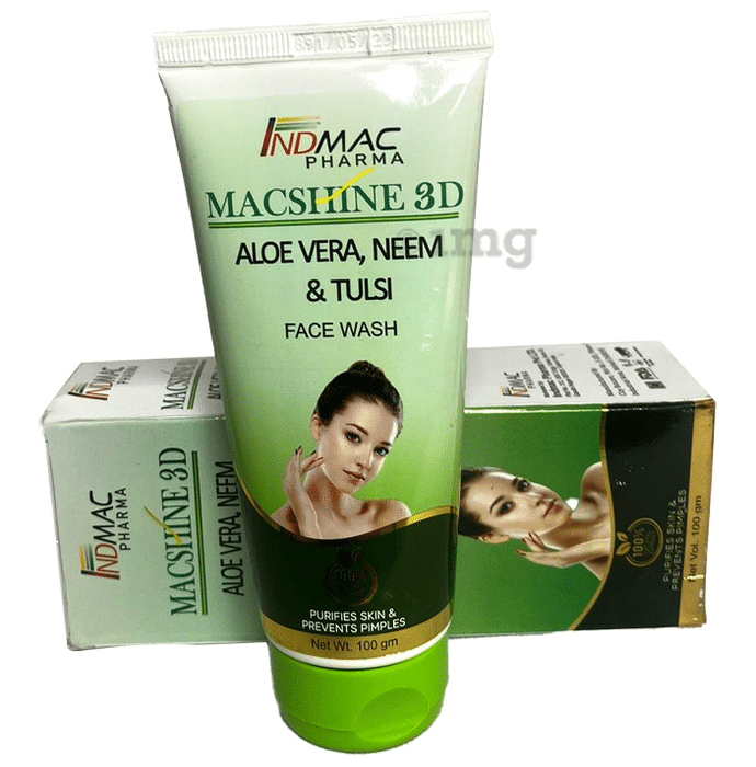 Indmac Pharma Macshine 3D Face Wash