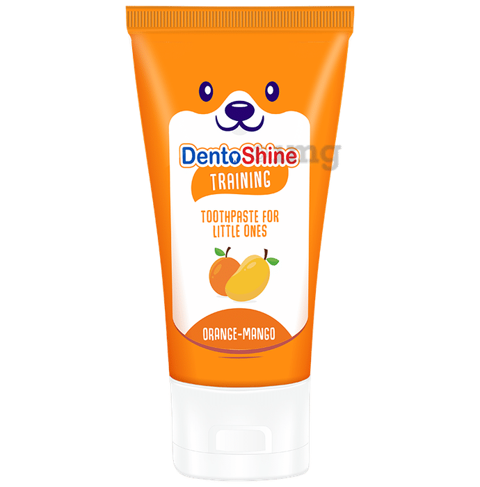 DentoShine Training Toothpaste for Little Ones Orange-Mango