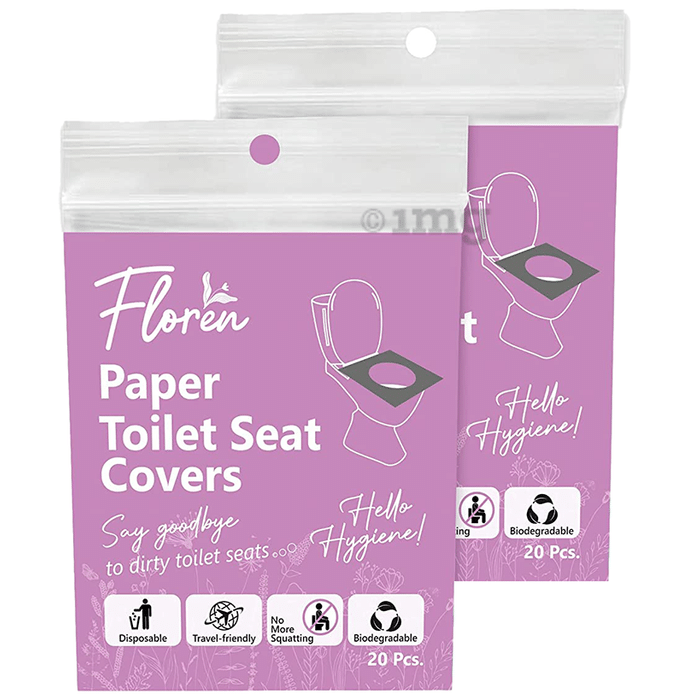 Floren Paper Toilet Seat Cover (20 Each)