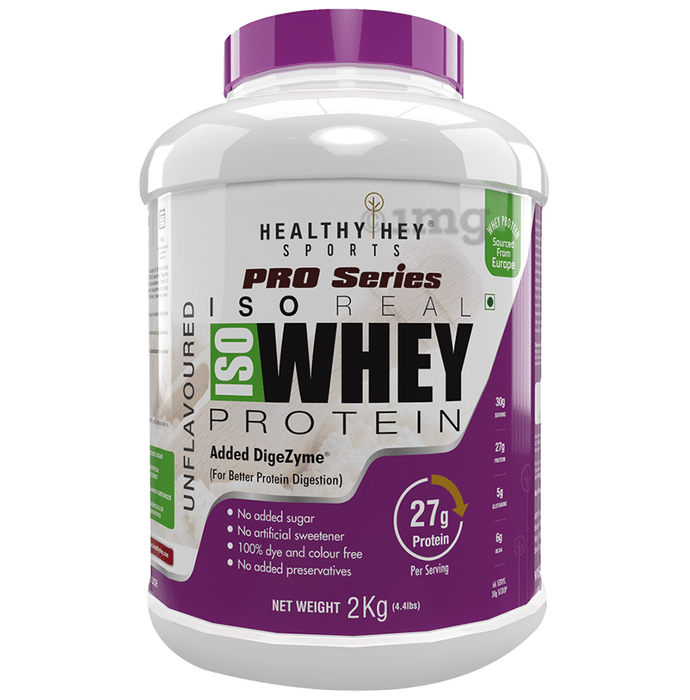 HealthyHey Sports ISO Whey Protein Unflavoured