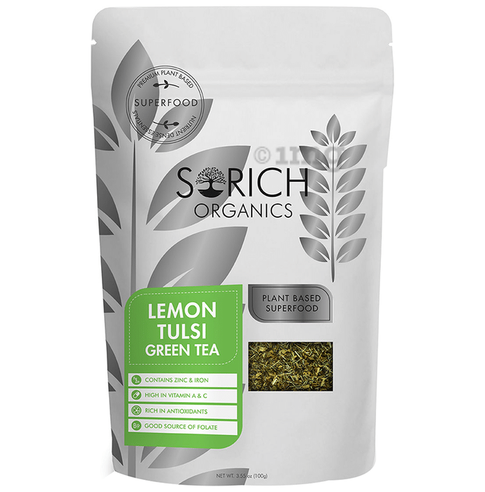 Sorich Organics Green Tea Lemon Tulsi