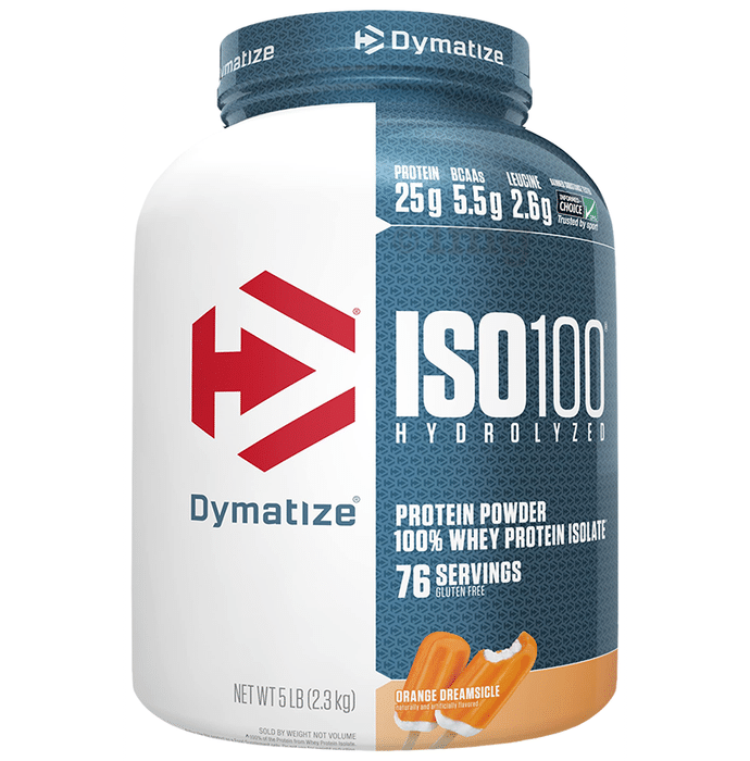 Dymatize Nutrition ISO 100 Hydrolyzed 100% Whey Protein Isloate Powder Orange Dreamsicle