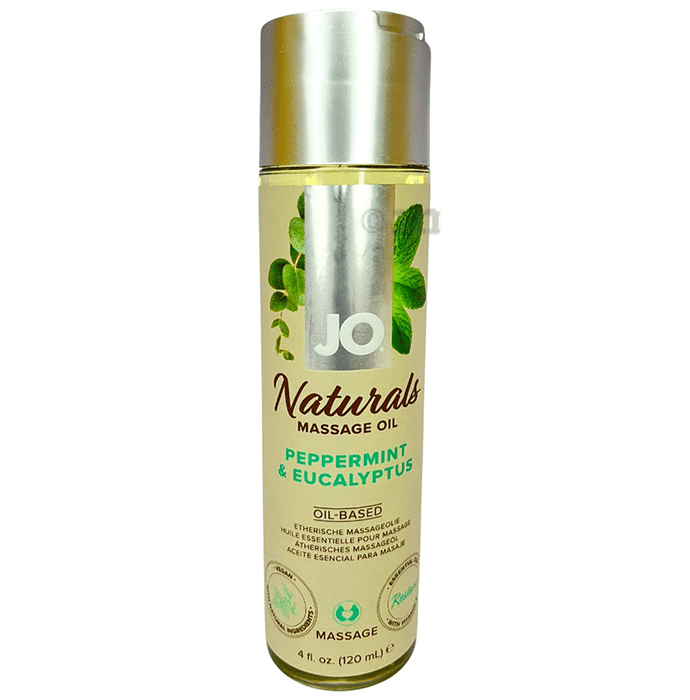 Jo  Naturals Massage  Oil Eucalyptus & Peppermint