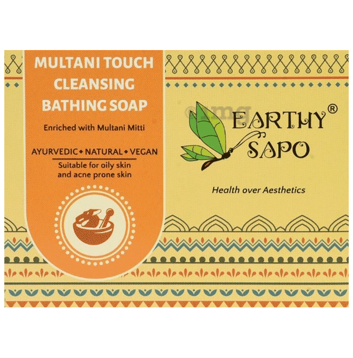Earthy Sapo Multani Touch Cleansing Bathing Soap