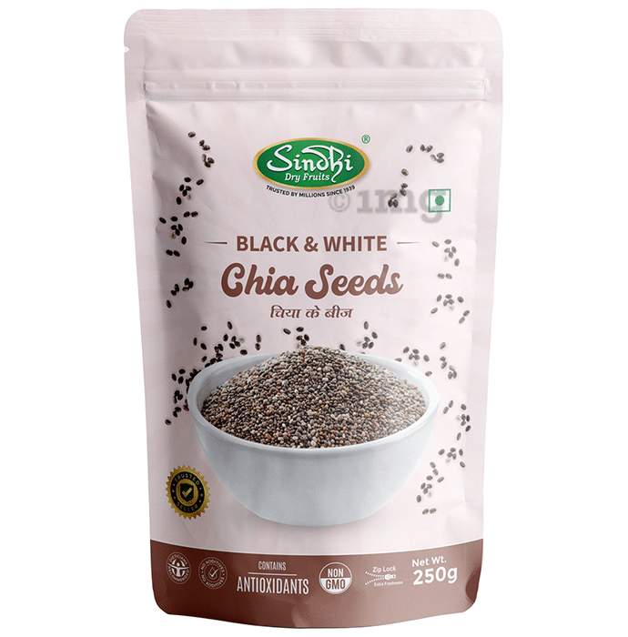 Sindhi Black And White Chia Seeds Buy Packet Of 2500 Gm Seeds At Best Price In India 1mg 8149