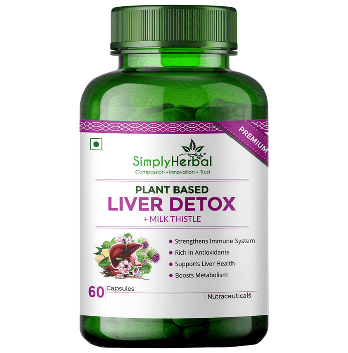 Simply Herbal Liver Detox + Milk Thistle Capsule