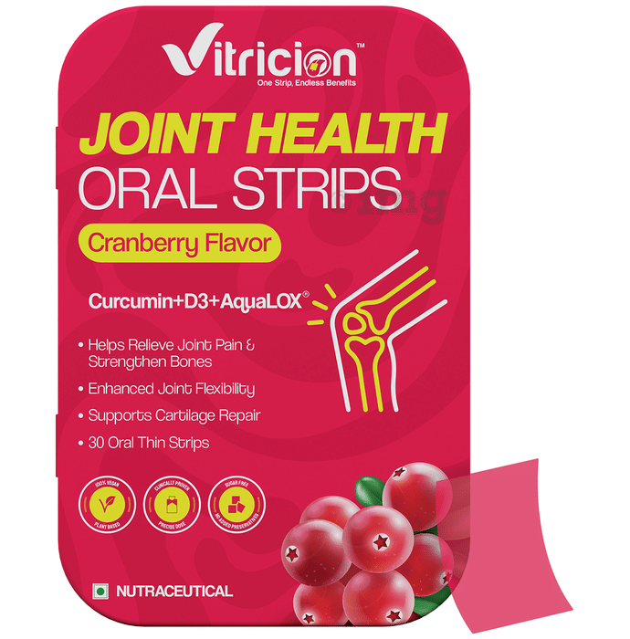 Vitricion Joint Health Oral Thin Strips Cranberry