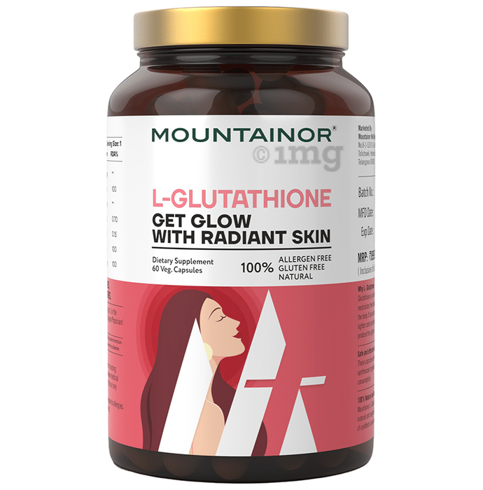 Mountainor L-Glutathione Vegetarian Capsule for Skin Health