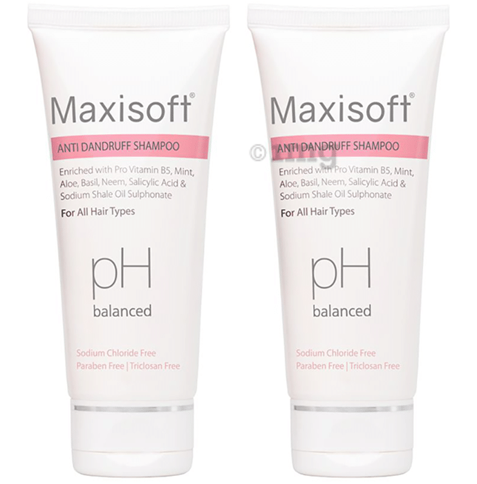 Maxisoft PH Balanced Anti Dandruff Shampoo (100ml Each)